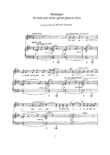Si tout ceci n'est qu'un pauvre rêve: Si tout ceci n'est qu'un pauvre rêve by Lili Boulanger