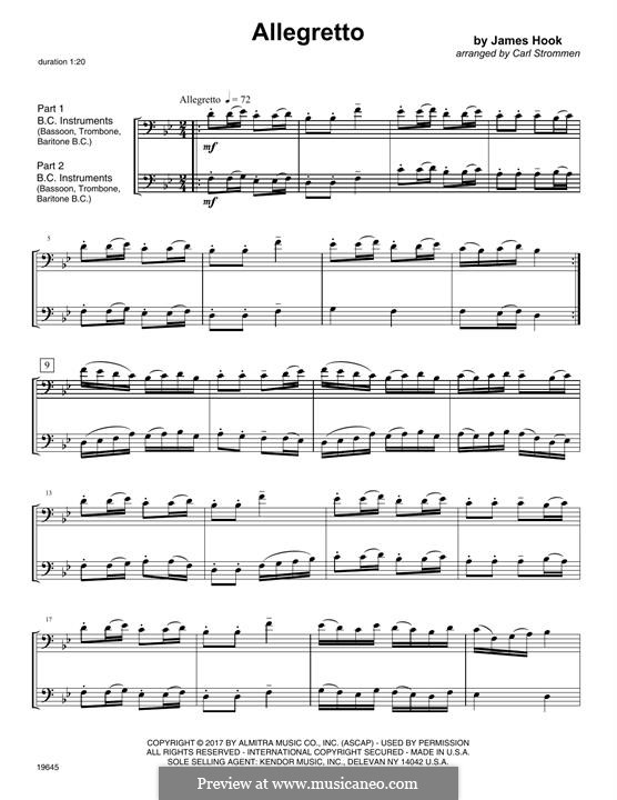 Second Year FlexDuets: Bass Clef Instruments by James Hook