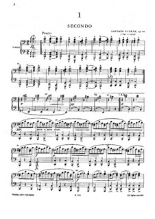 Vollständiger Zyklus: Für Klavier, vierhändig by Antonín Dvořák
