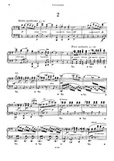 Legenden für Klavier, vierhändig, B.117 Op.59: Nr.2 in G-Dur by Antonín Dvořák