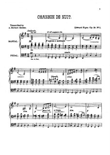 Zwei Stücke, Op.15: Für Orgel by Edward Elgar