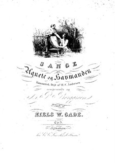 Agnete og Havfruerne (Agnete und die Meermädchen), Op.3: Klavierauszug mit Singstimmen by Niels Wilhelm Gade