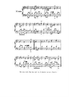 Choix de chorals: Choral No.118 by Johann Sebastian Bach