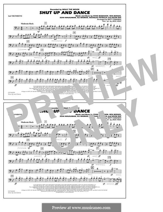 Marching Band version: 2nd Trombone part by Nicholas Petricca, Ryan McMahon, Eli Maiman, Ben Berger, Sean Waugaman