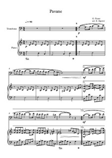 Pavane, Op.50: Für Posaune und Klavier by Gabriel Fauré