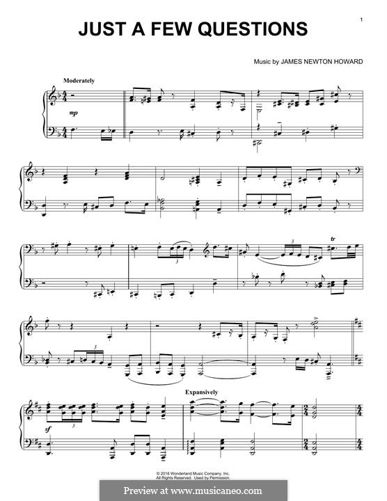 Just A Few Questions (from The Nutcracker and The Four Realms): Just A Few Questions (from The Nutcracker and The Four Realms) by James Newton Howard
