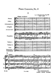 Vollständiger Konzert: Vollpartitur by Ludwig van Beethoven