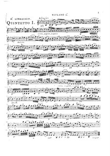 Streichquintette, Op.46: Quintett Nr.1 in B-Dur, G.359 by Luigi Boccherini