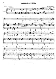 Adelaide, Op.46: Für Stimme und Klavier (F-Dur) by Ludwig van Beethoven
