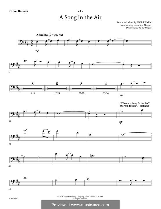 A Song in The Air: Cello/Bassoon part by Joel Raney