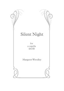 Silent Night: Unacc SATB by Margaret Simmonds