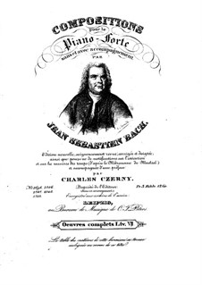 Complete set, BWV 933-938: Für Klavier by Johann Sebastian Bach