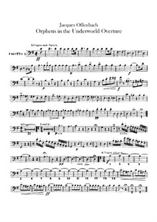 Orpheus in der Unterwelt. Ouvertüre zu Oper von J. Offenbach: Fagottstimme by Carl Binder