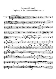 Orpheus in der Unterwelt. Ouvertüre zu Oper von J. Offenbach: Hörnerstimmen by Carl Binder