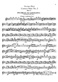 Zweite Suite: Oboen- und Englischhornstimmen by Georges Bizet