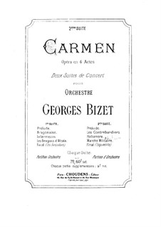 Zweite Suite: Vollpartitur by Georges Bizet