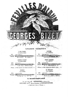 Albumblätter: Albumblätter by Georges Bizet