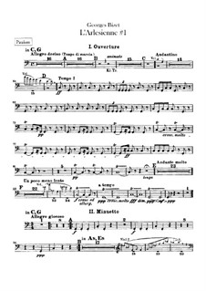 Suite I: Schlagzeugstimmen by Georges Bizet