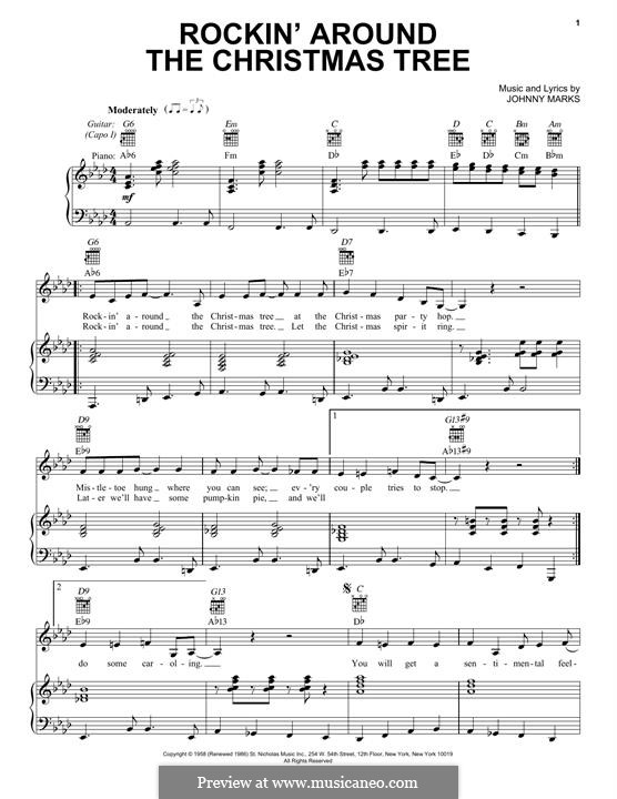 Rockin' Around the Christmas Tree von J. Marks Noten auf MusicaNeo