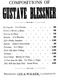 Polonäse in C-dur: Polonäse in C-dur by Gustav Blessner