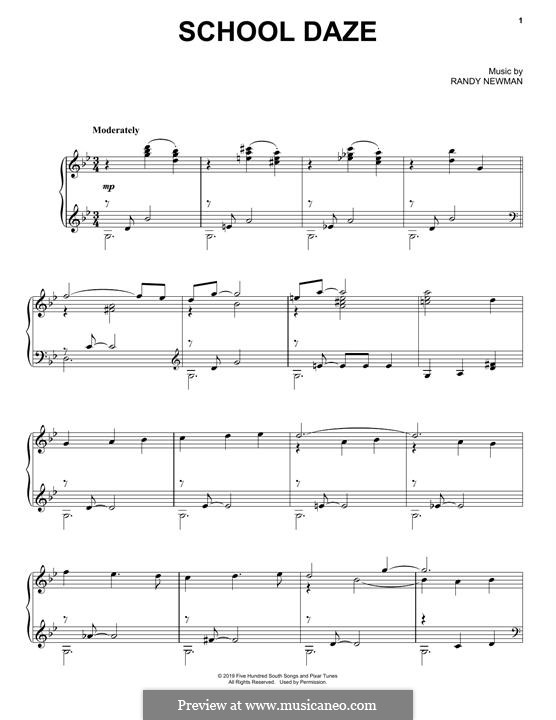 School Daze (from Toy Story 4): School Daze (from Toy Story 4) by Randy Newman