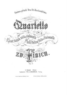 Klavierquartett, Op.11: Klavierquartett by Zdeněk Fibich