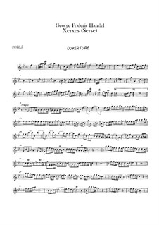 Vollständige Oper: Oboenstimmen by Georg Friedrich Händel