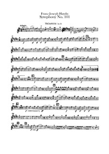 Sinfonie Nr.101 in D-Dur 'Die Uhr', Hob.I/101: Trompetestimmen by Joseph Haydn
