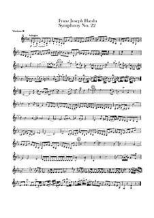 Sinfonie Nr.22 in Es-Dur 'Der Philosoph', Hob.I/22: Violinstimme II by Joseph Haydn