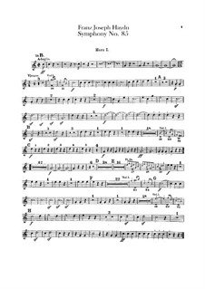 Sinfonie Nr.85 in B-Dur 'Die Königin', Hob.I/85: Hörnerstimmen by Joseph Haydn