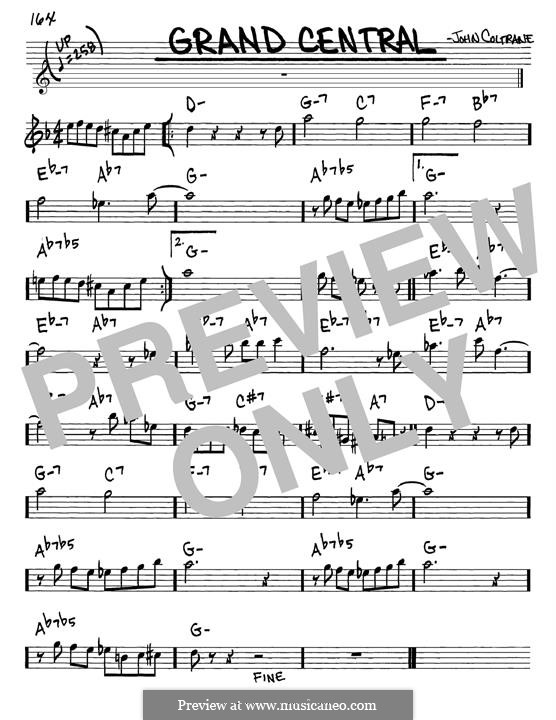 Grand Central: Melodische Linie by John Coltrane