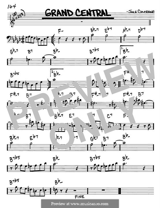 Grand Central: Melodische Linie by John Coltrane