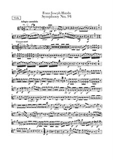 Vollständiger Satz: Bratschenstimme by Joseph Haydn