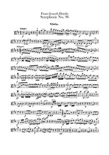 Sinfonie Nr.96 in D-Dur 'Das Wunder', Hob.I/96: Bratschenstimme by Joseph Haydn