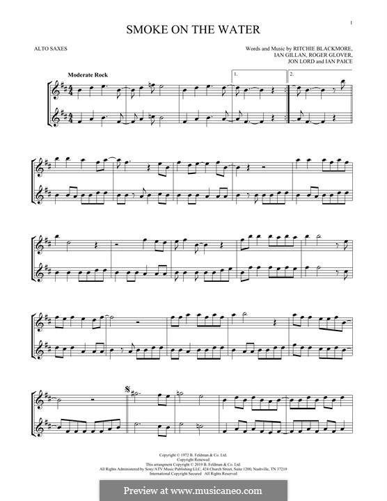 Instrumental version: Für Altsaxophon by Ian Gillan, Ian Paice, Jon Lord, Ritchie Blackmore, Roger Glover