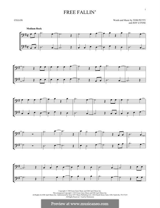 Free Fallin': Für zwei Cellos by Jeff Lynne
