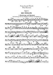 Die Jahreszeiten, Hob.XXI/3: Fagottstimme by Joseph Haydn