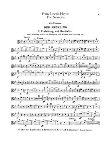 Die Jahreszeiten, Hob.XXI/3: Posaunenstimmen by Joseph Haydn