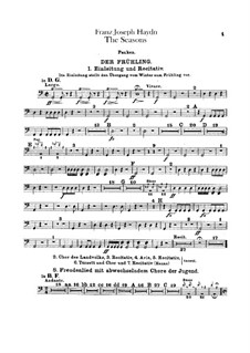 Die Jahreszeiten, Hob.XXI/3: Schlagzeugstimmen by Joseph Haydn