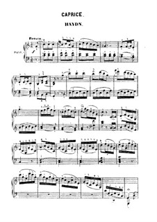 Caprice in C-Dur: Caprice in C-Dur by Joseph Haydn