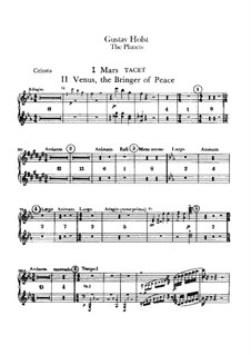 Vollständige Suite: Celestastimme by Gustav Holst