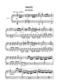 Sonate für Klavier in g-Moll: Sonate für Klavier in g-Moll by Jan Ladislav Dussek