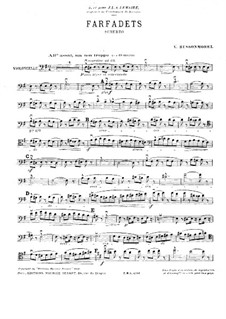Farfadets. Scherzo für Cello und Klavier: Solostimme by V. Hussonmorel