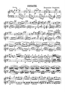 Sonate Nr.257 in E-Dur, K.206 L.257 P.307: Für Klavier by Domenico Scarlatti