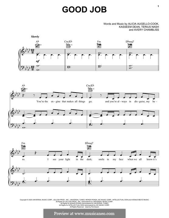 Good Job: Good Job by Alicia Keys