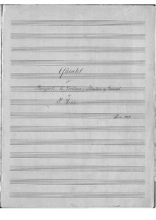 Klavierquintett in F-Dur: Vollpartitur by Peter Heise