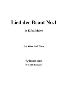 Nr.11 Lied der Braut: E flat Major by Robert Schumann