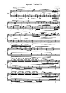 Aperçue D'orlon: No.1 for piano, MVWV 1346 by Maurice Verheul