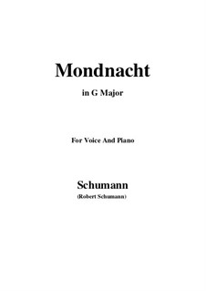 Nr.5 Mondnacht: G Major by Robert Schumann