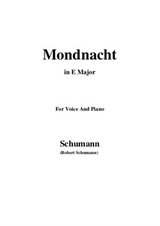 Nr.5 Mondnacht: E Major by Robert Schumann
